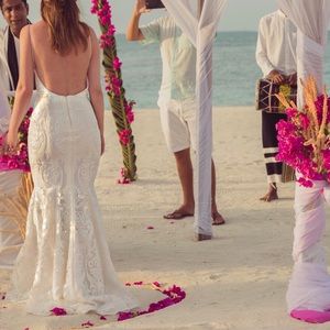 Bridal Sequin Gown in M